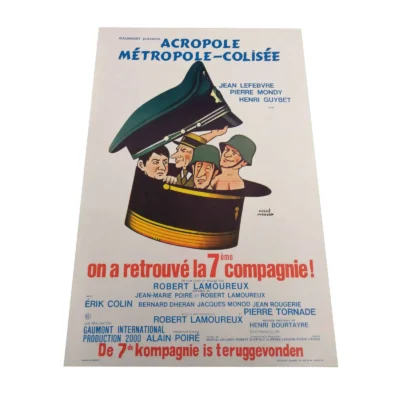 Affiche On a retrouvé la 7e Compagnie 35x55 cm – Affiche cinéma originale vintage