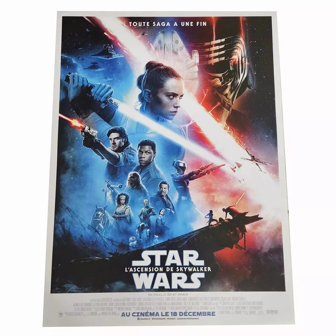 Affiche – Star Wars, épisode IX L’Ascension de Skywalker +- 40×53 cm