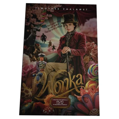 Affiche – Wonka +- 40×60 cm