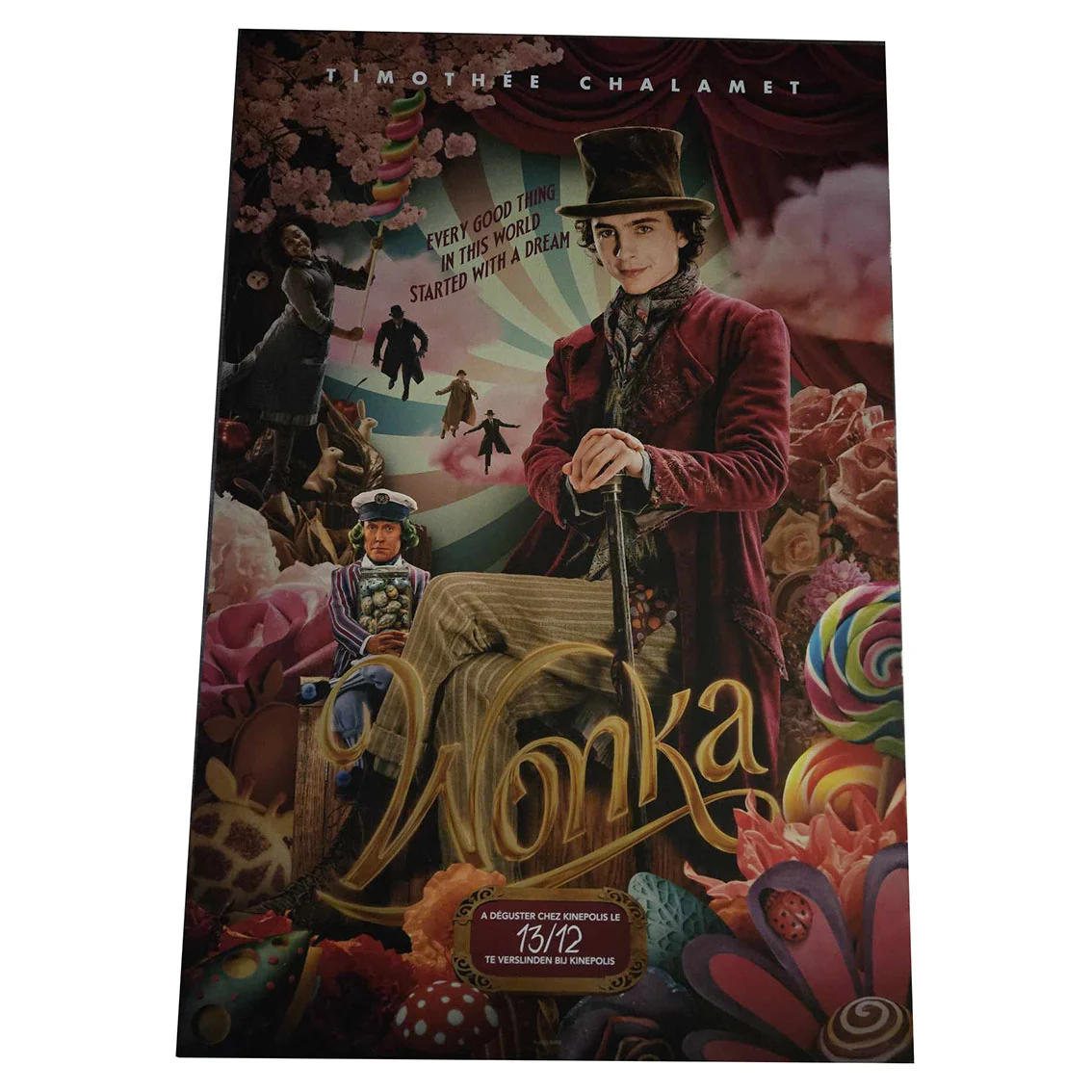 Affiche – Wonka +- 40×60 cm