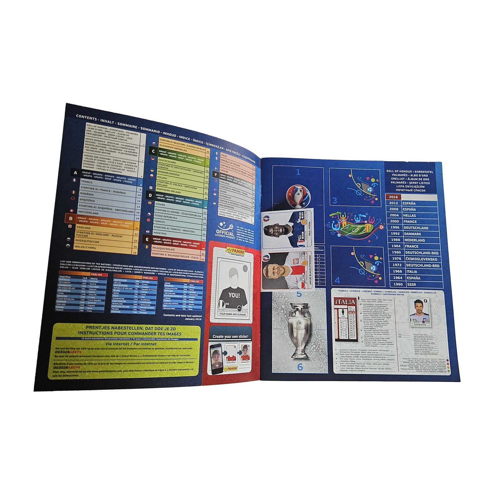 Panini UEFA Euro 2016 – Album Vide Officiel – Image 3