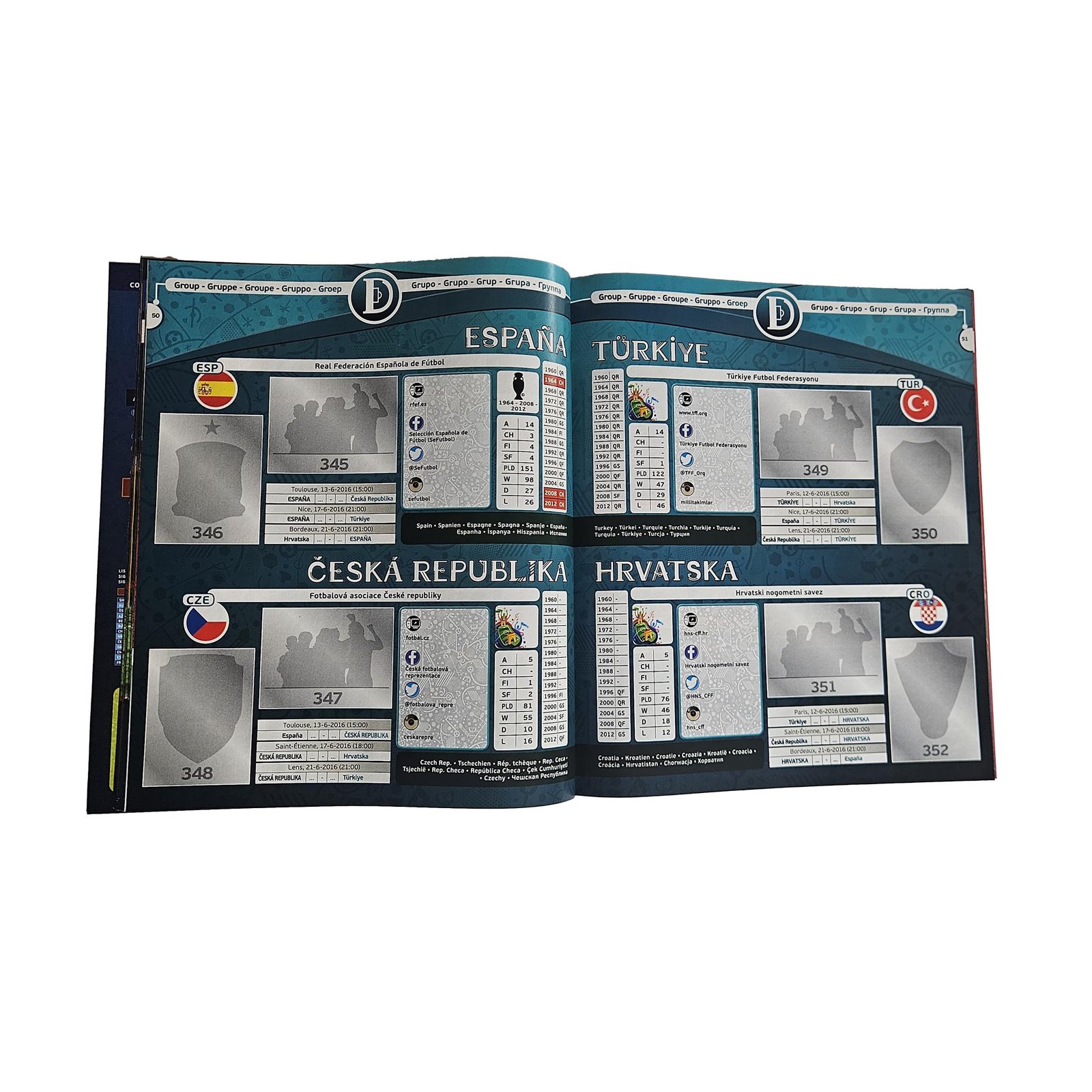 Panini UEFA Euro 2016 – Album Vide Officiel – Image 6