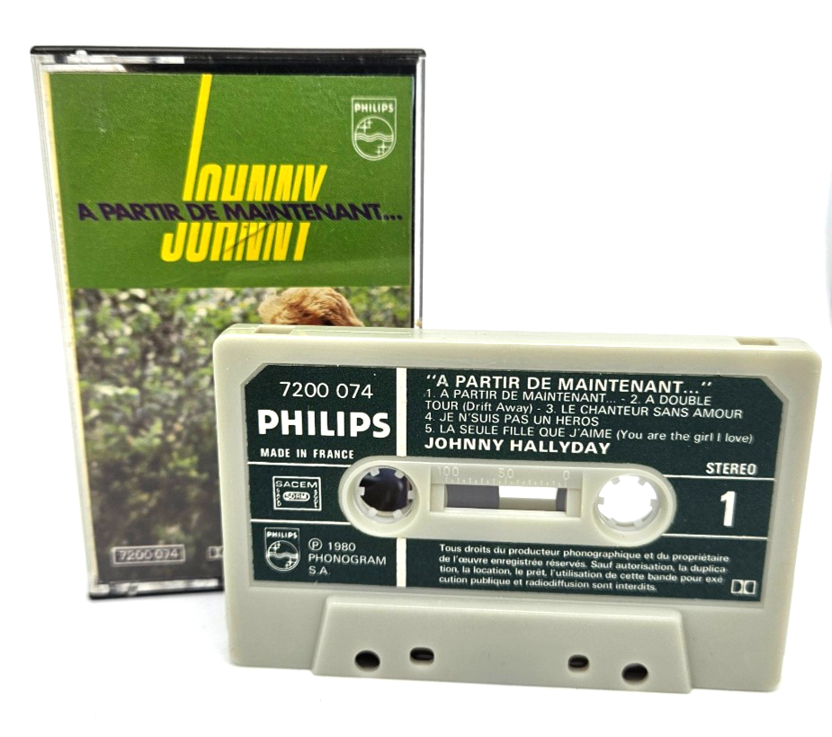 K7 audio - Johnny Hallyday - A partir de maintenant – Image 3