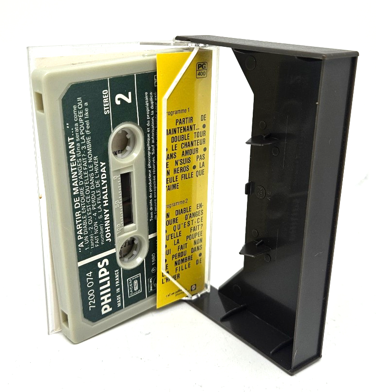 K7 audio - Johnny Hallyday - A partir de maintenant – Image 2