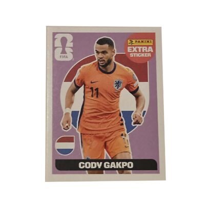 Panini FIFA World Cup 2026 Extra Sticker Cody Gakpo – Pays-Bas – Rare