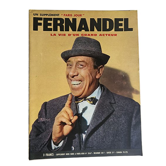 Paris jour Supplément Hors série n°3567 FERNANDEL La vie d'un grand acteur