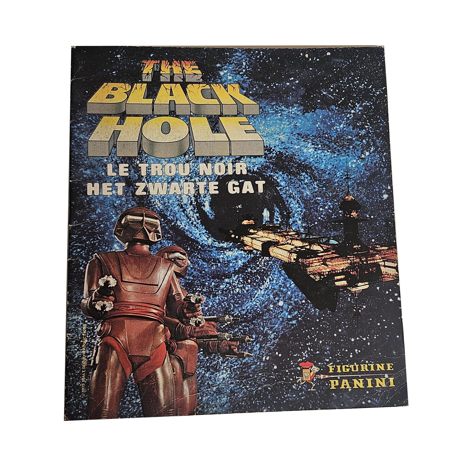 Panini The Black Hole Le Trou Noir Album incomplet Officiel Disney 1979 Collection Stickers