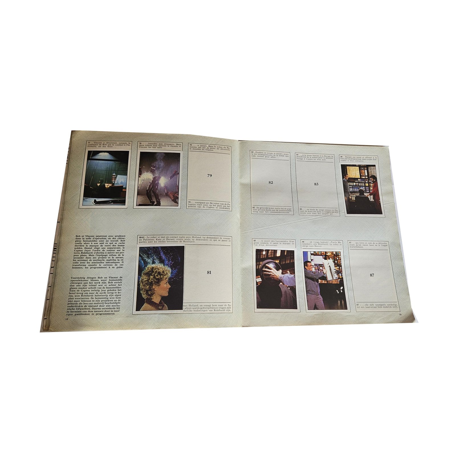 Panini The Black Hole Le Trou Noir Album incomplet Officiel Disney 1979 Collection Stickers – Image 10