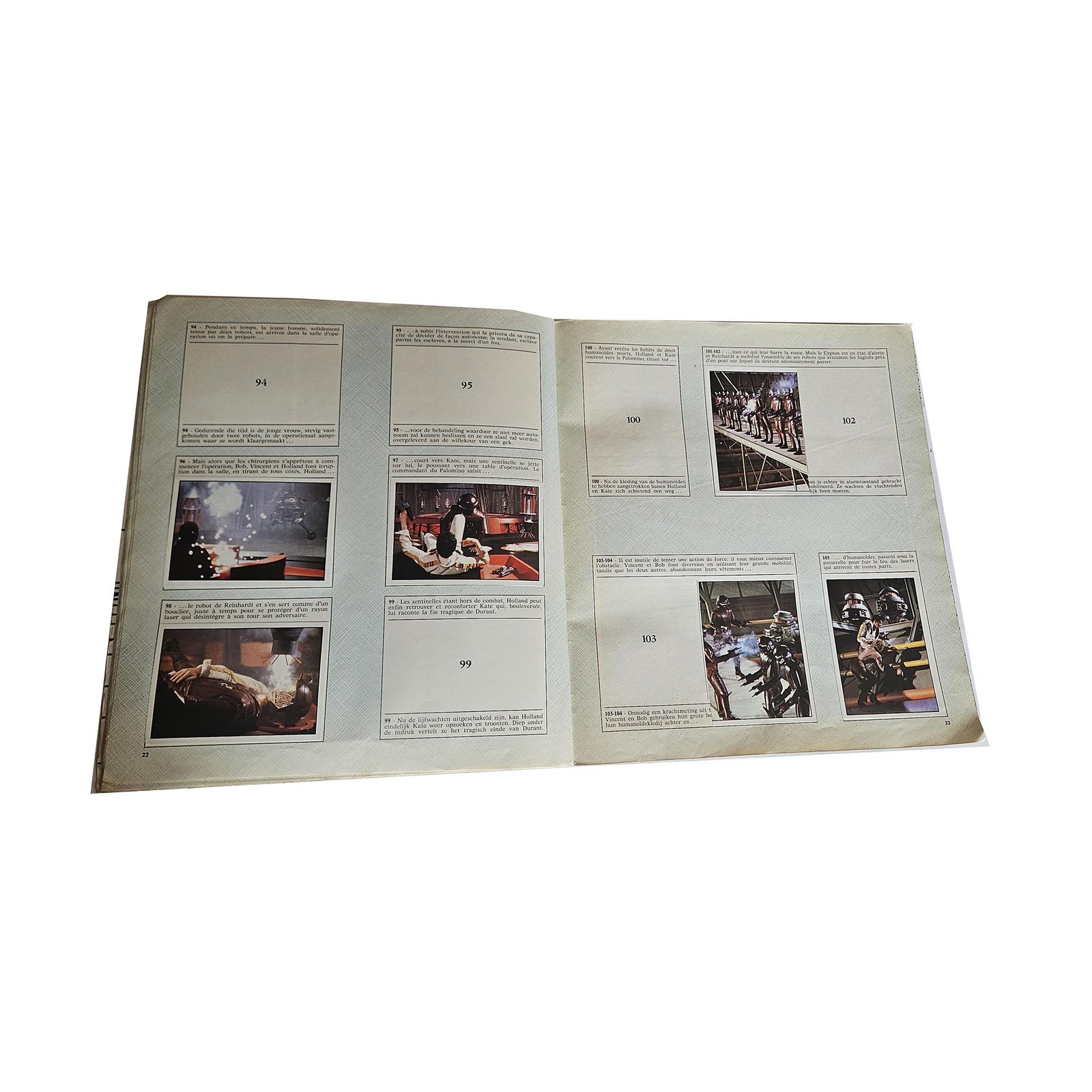 Panini The Black Hole Le Trou Noir Album incomplet Officiel Disney 1979 Collection Stickers – Image 8