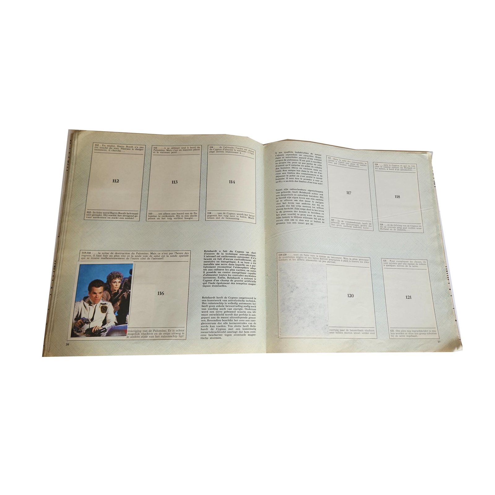 Panini The Black Hole Le Trou Noir Album incomplet Officiel Disney 1979 Collection Stickers – Image 6