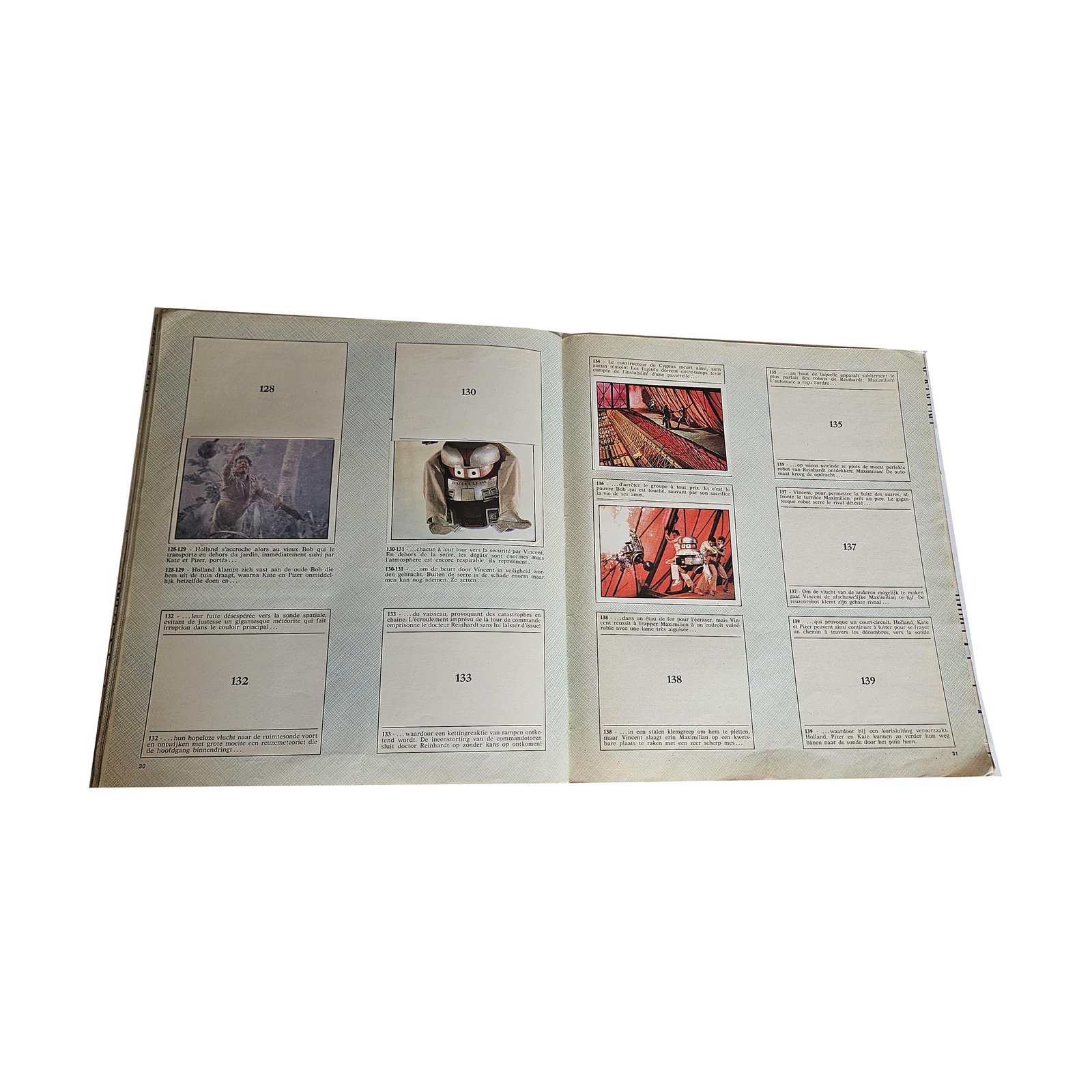 Panini The Black Hole Le Trou Noir Album incomplet Officiel Disney 1979 Collection Stickers – Image 4