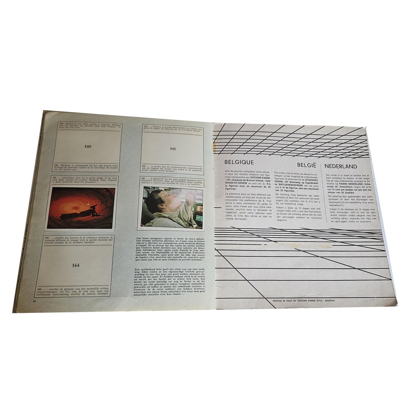 Panini The Black Hole Le Trou Noir Album incomplet Officiel Disney 1979 Collection Stickers – Image 3