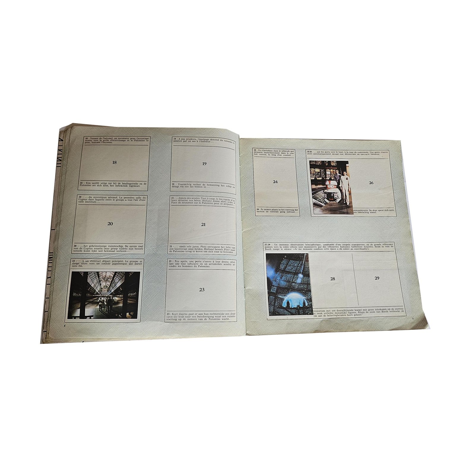 Panini The Black Hole Le Trou Noir Album incomplet Officiel Disney 1979 Collection Stickers – Image 16