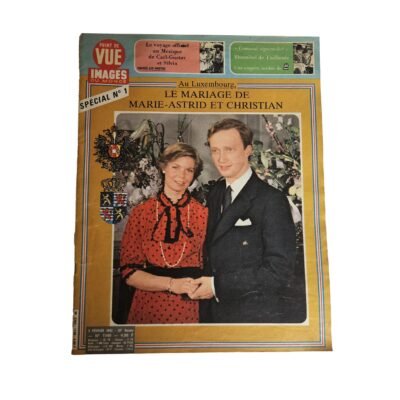 Point de Vue Images du Monde n°1749 – 5 Février 1982 – Magazine Vintage – Royautés – Actualité – Collection