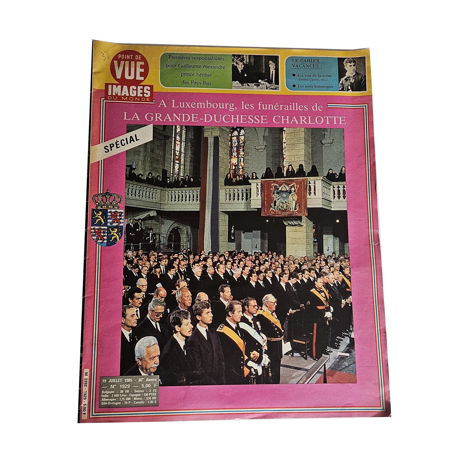 Point de vue image du monde n°1929 19 juillet 1985