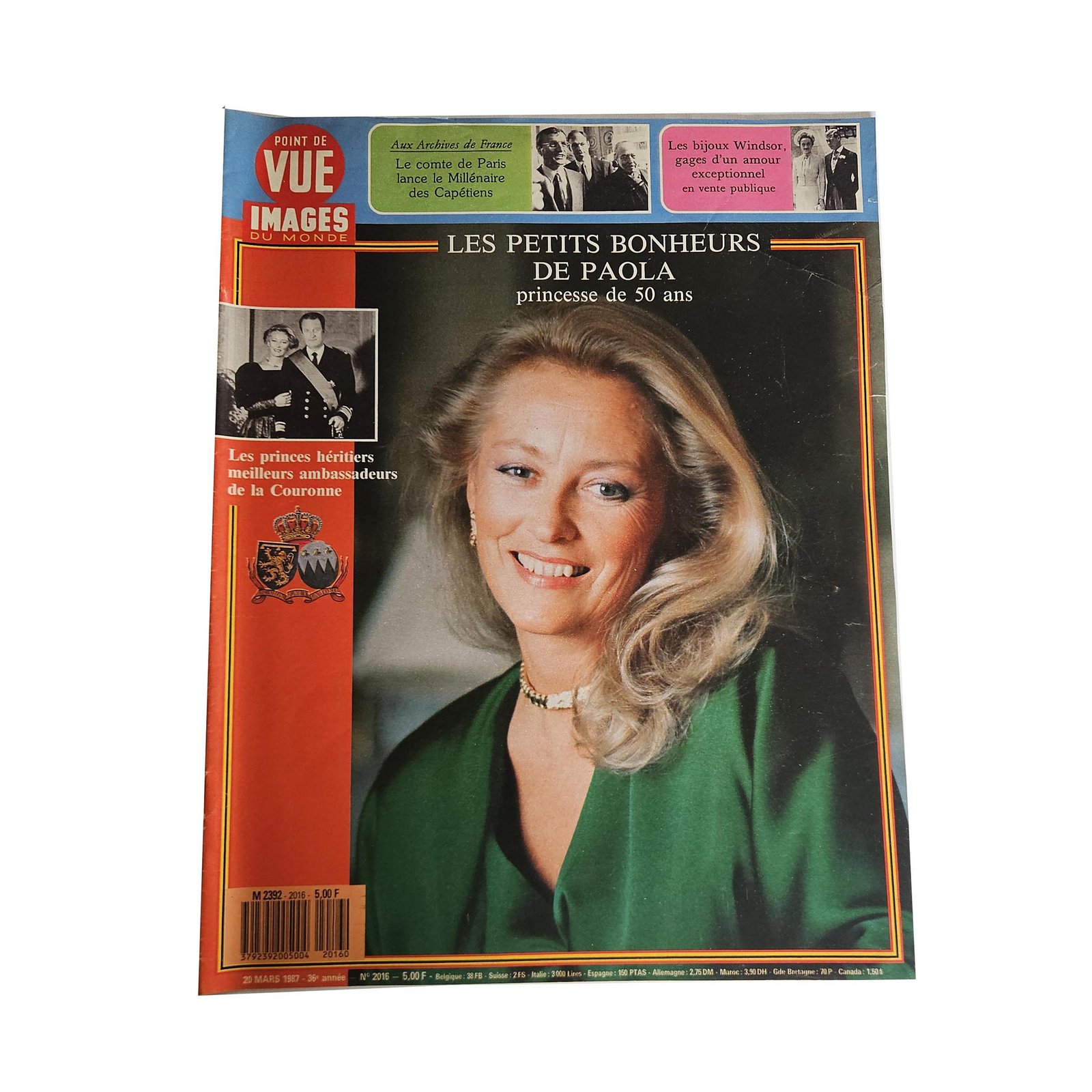 Point de vue image du monde n°2016 20 mars 1987