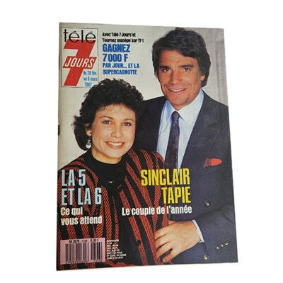 Télé 7 Jours Du 28 février au 6 mars 1987 Sinclair Tapie