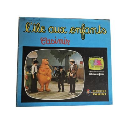 Panini L’Île aux Enfants – Casimir – Album incomplet – 1976/1977
