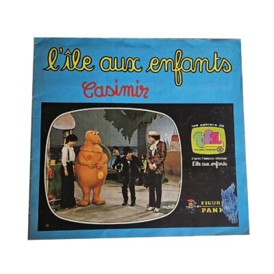 Panini L’Île aux Enfants – Casimir – Album incomplet – 1976/1977