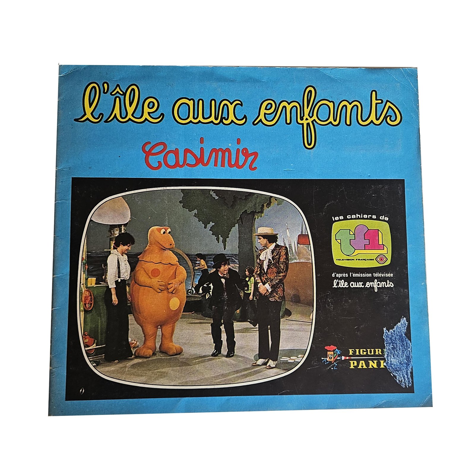 Panini L’Île aux Enfants – Casimir – Album incomplet – 1976/1977