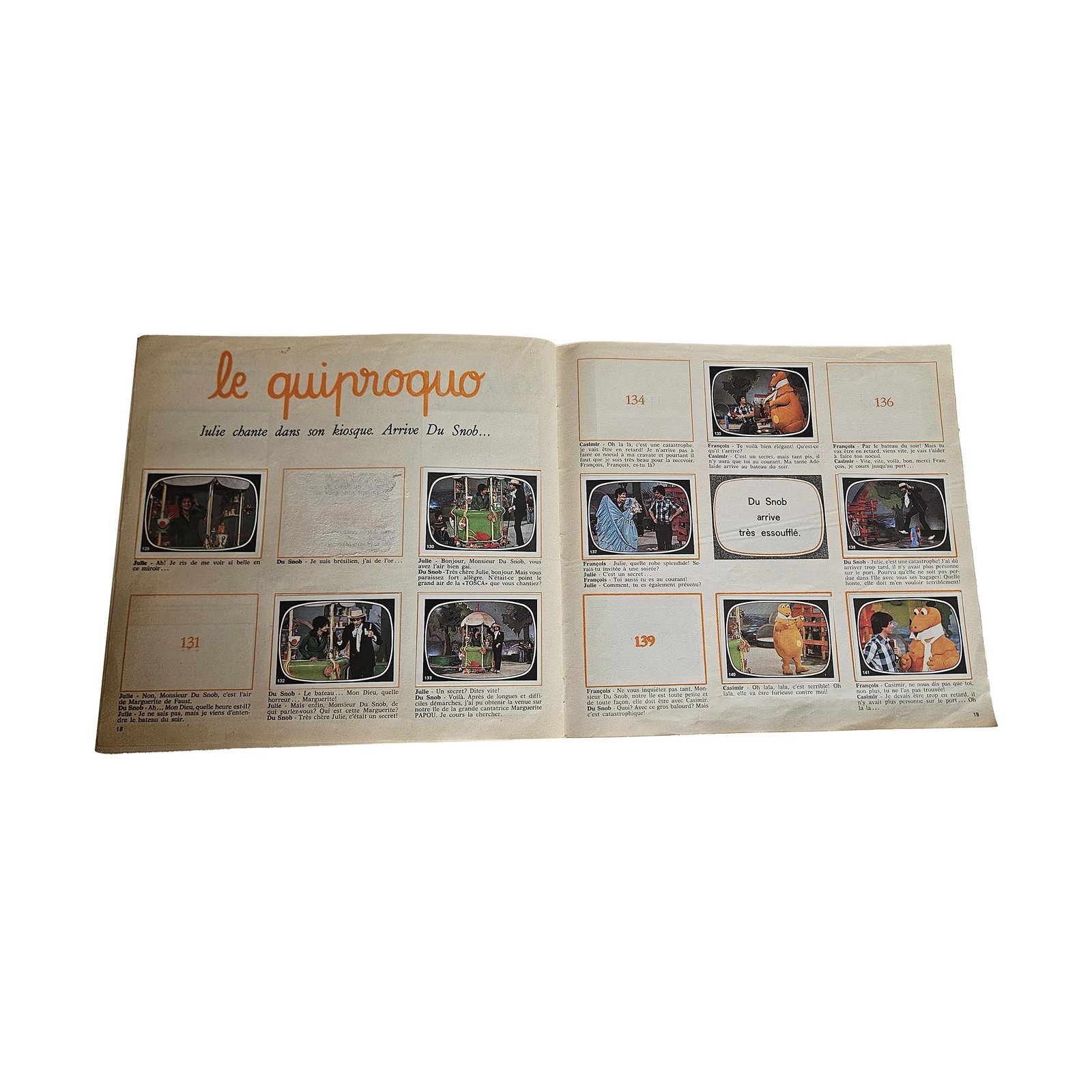 Panini L’Île aux Enfants – Casimir – Album incomplet – 1976/1977 – Image 11