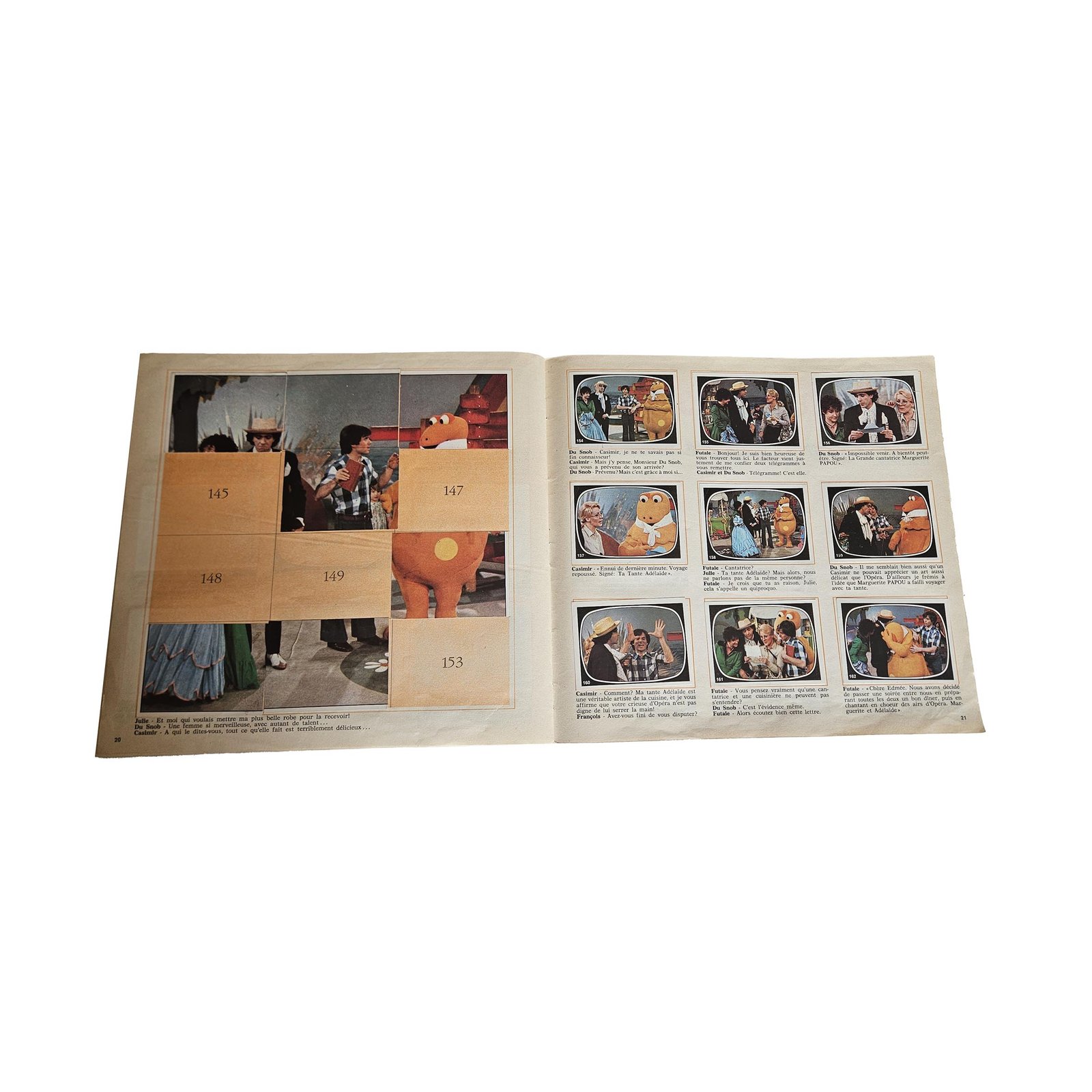 Panini L’Île aux Enfants – Casimir – Album incomplet – 1976/1977 – Image 12