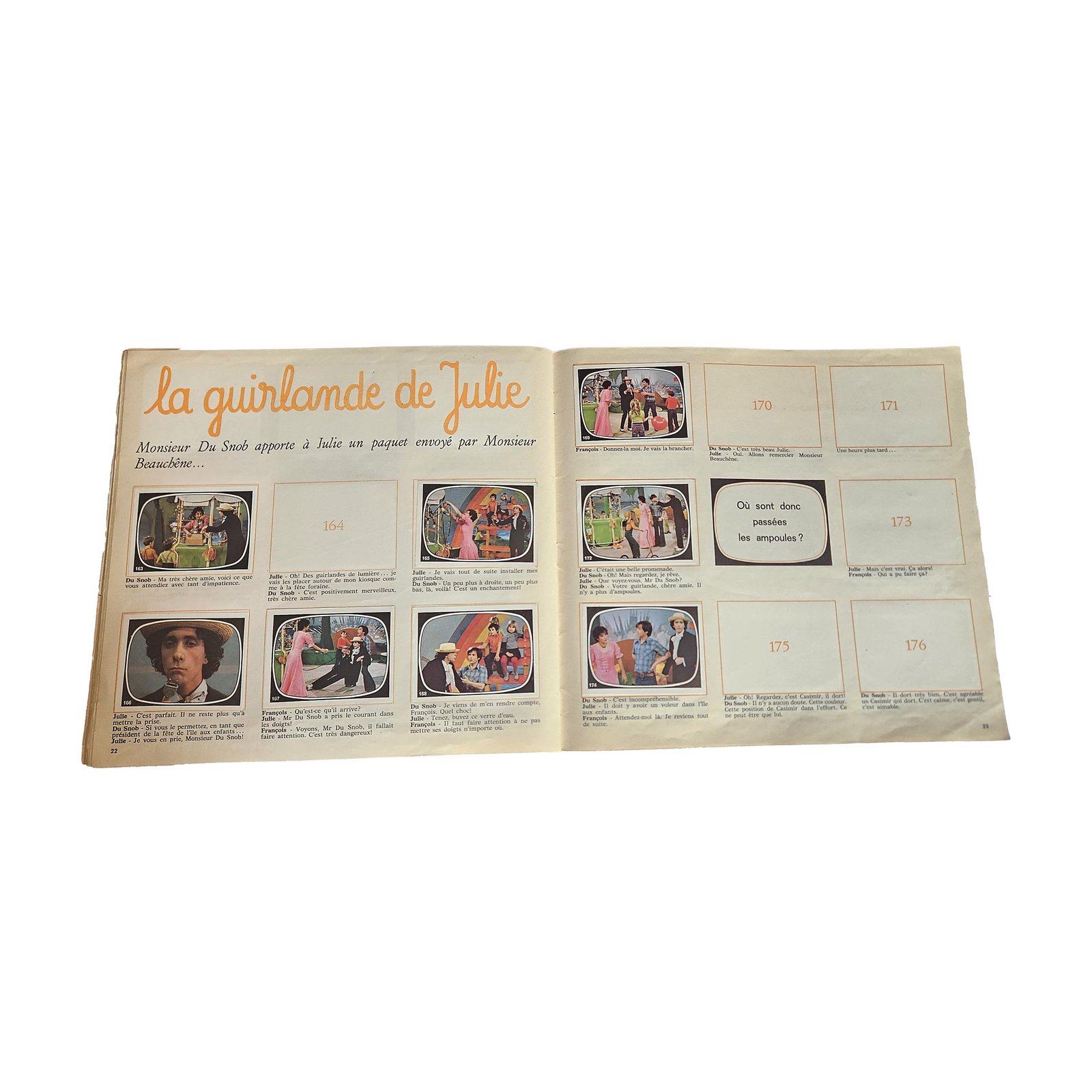 Panini L’Île aux Enfants – Casimir – Album incomplet – 1976/1977 – Image 13