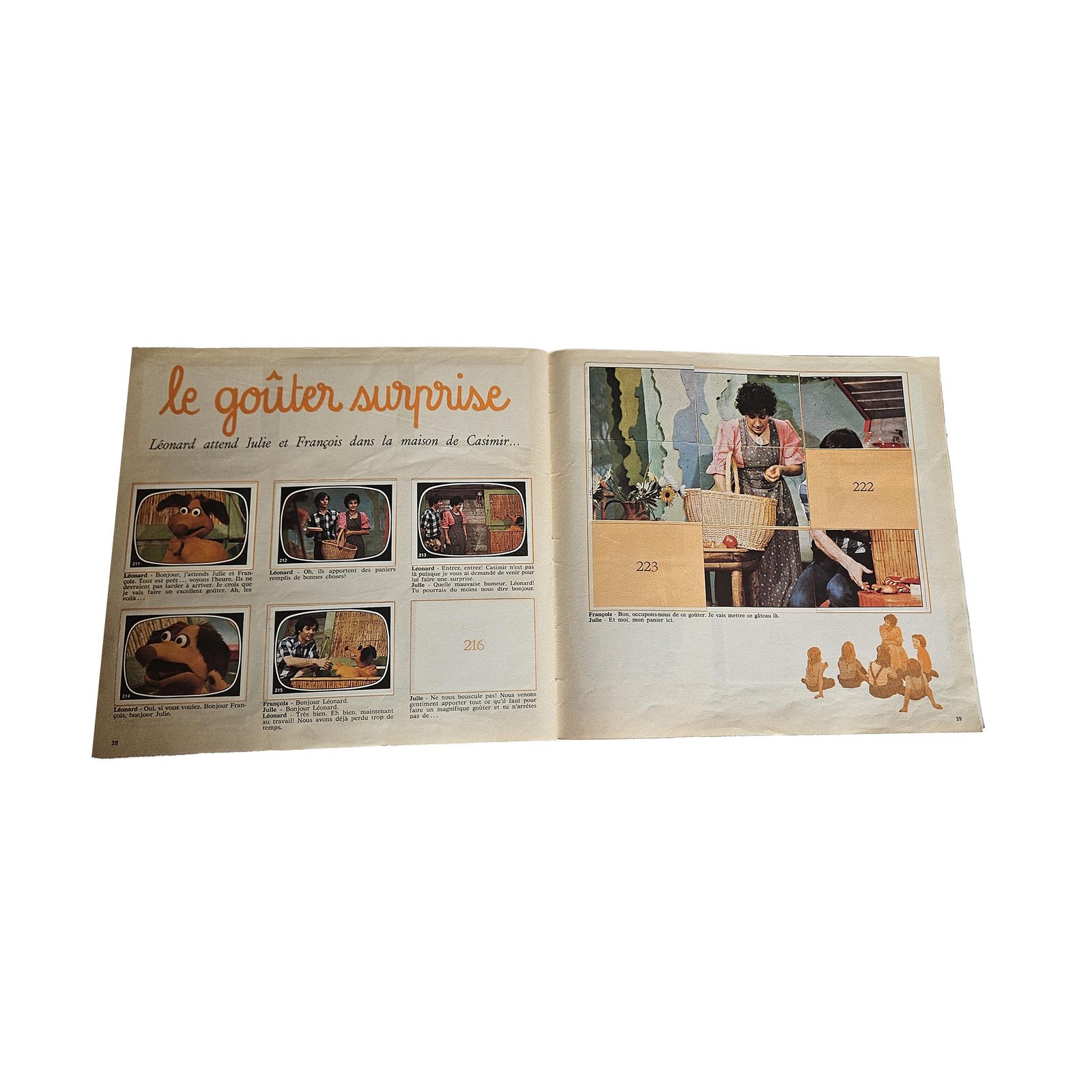 Panini L’Île aux Enfants – Casimir – Album incomplet – 1976/1977 – Image 16