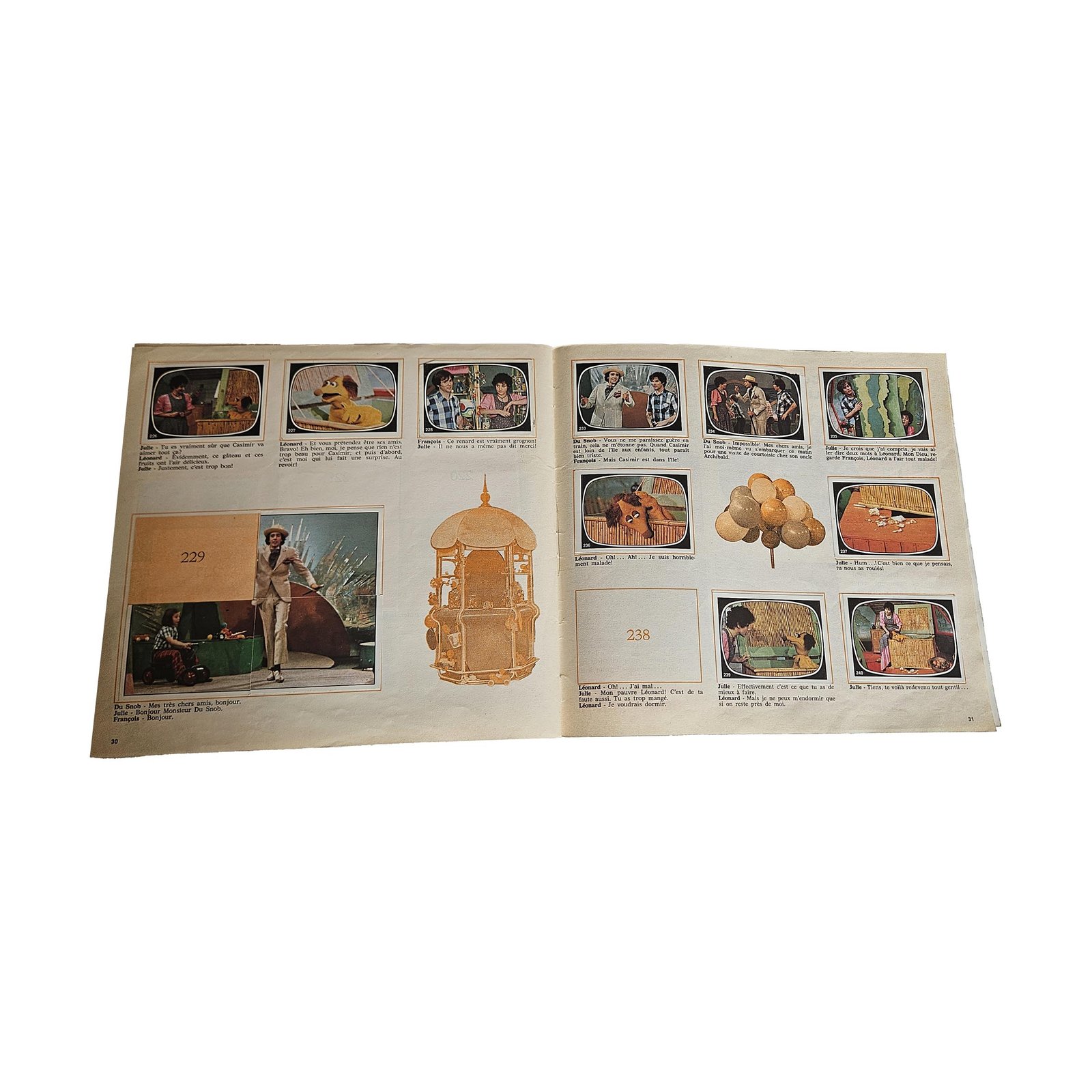 Panini L’Île aux Enfants – Casimir – Album incomplet – 1976/1977 – Image 17
