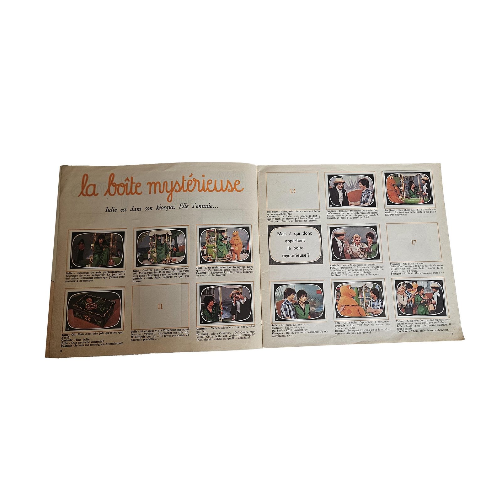 Panini L’Île aux Enfants – Casimir – Album incomplet – 1976/1977 – Image 3