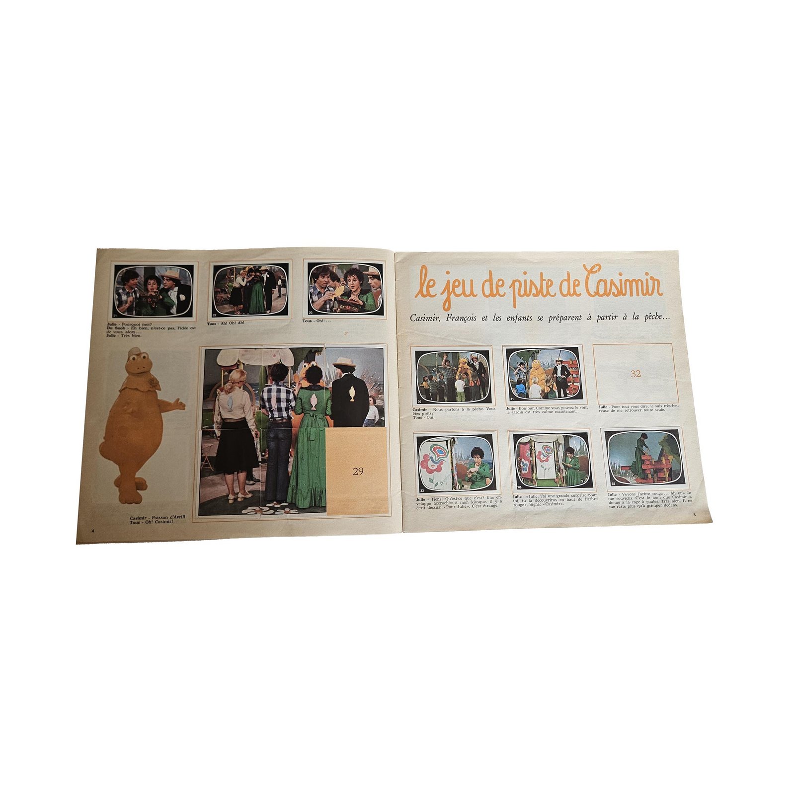 Panini L’Île aux Enfants – Casimir – Album incomplet – 1976/1977 – Image 4
