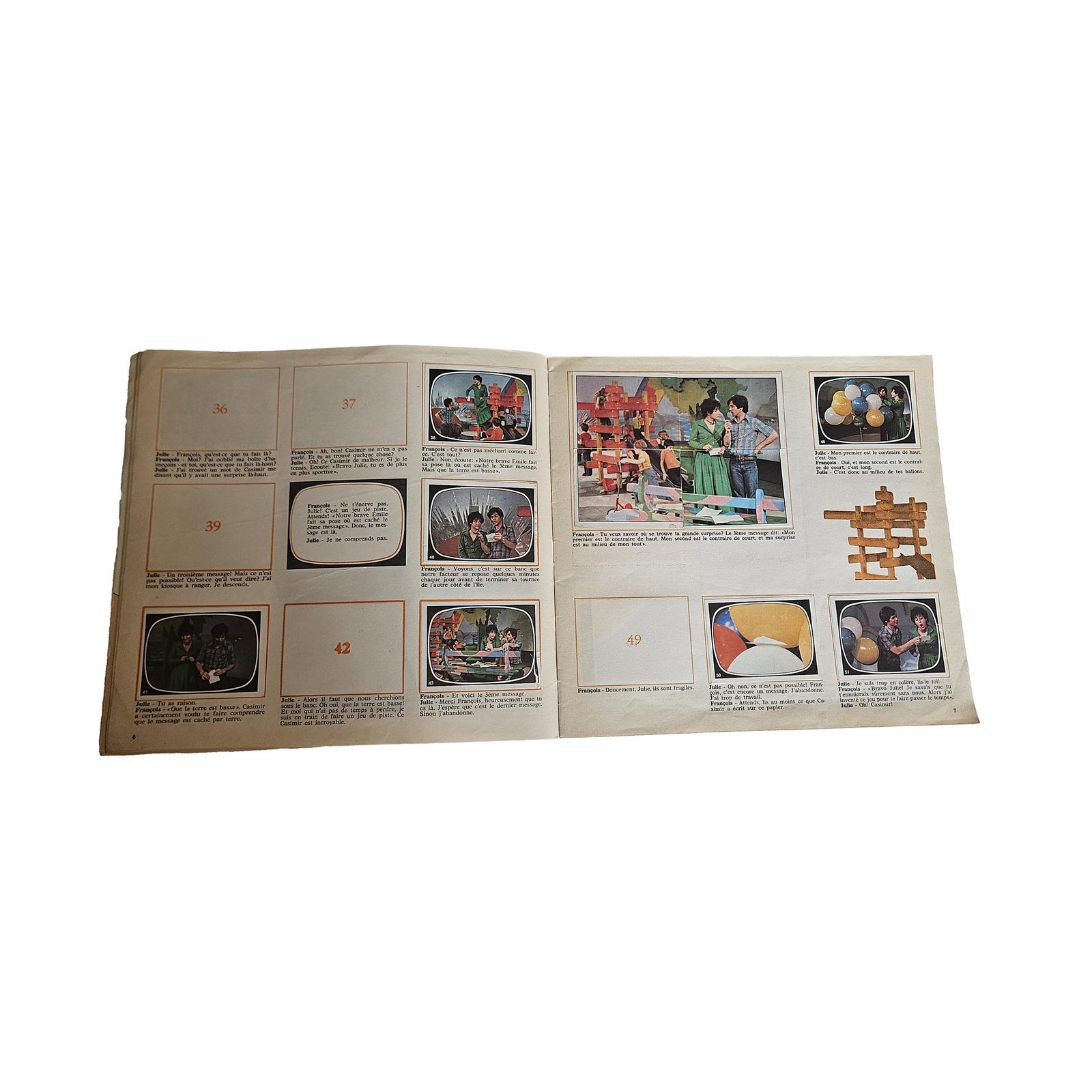 Panini L’Île aux Enfants – Casimir – Album incomplet – 1976/1977 – Image 5