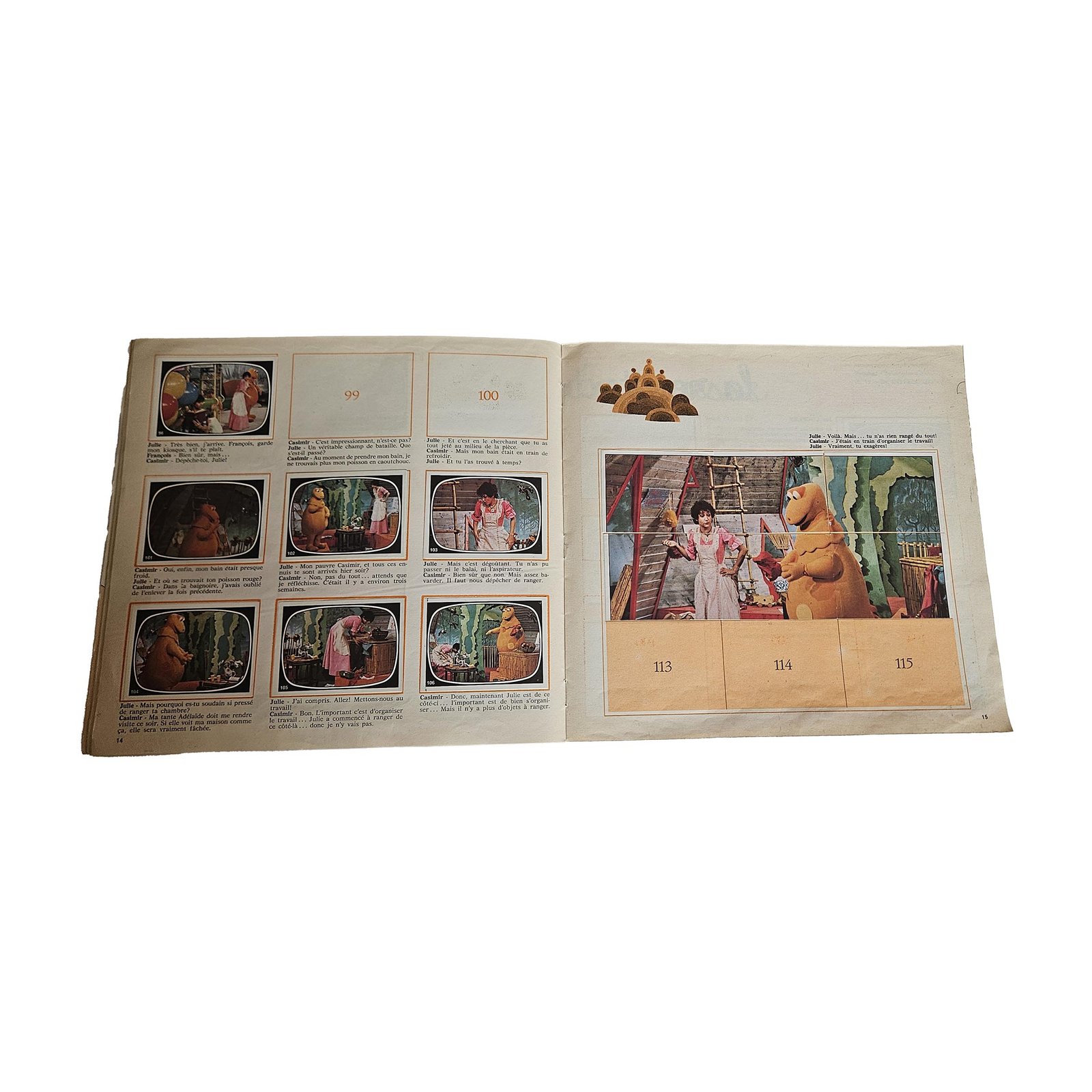 Panini L’Île aux Enfants – Casimir – Album incomplet – 1976/1977 – Image 9