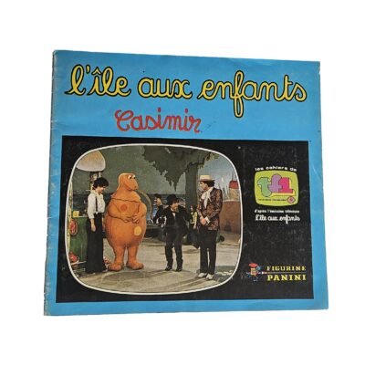 Panini L’Île aux Enfants – Casimir – Album incomplet – 1976/1977