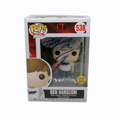 Autographe – Pop! MOVIES IT 538 Ben Hanscom FUNKO signed by Jeremy Ray Taylor