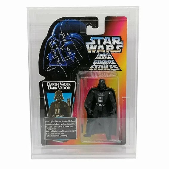 Autographe – Star Wars Darth Vador POTF blister Orange-rouge + Acrylic