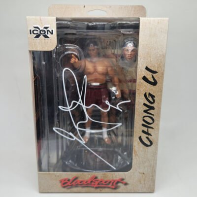 BLOODSPORT CHONG LI ICON X 1/10 PVC FIGURE SIGNÉE EN PERSONNE PAR BOLO YEUNG !