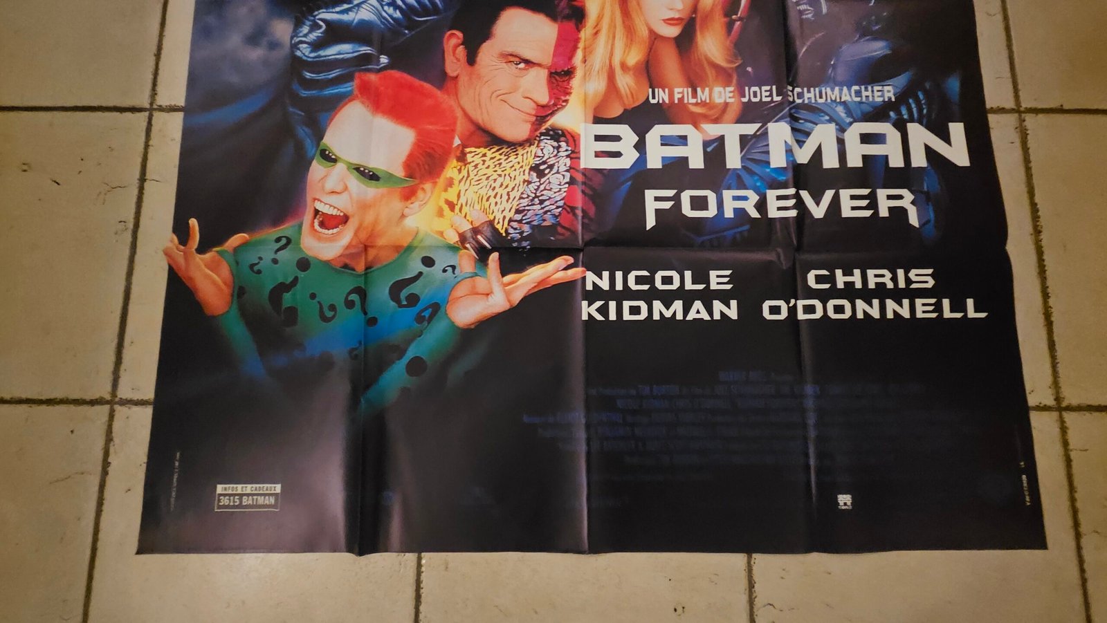 Affiche ORIGINALE 120x160cm Batman Forever – Image 2