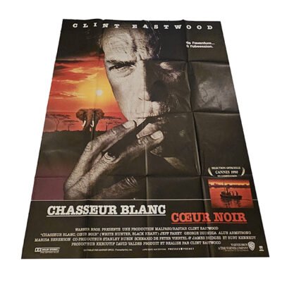 Affiche ORIGINALE 120x160cm  Chasseur Blanc Coeur noir