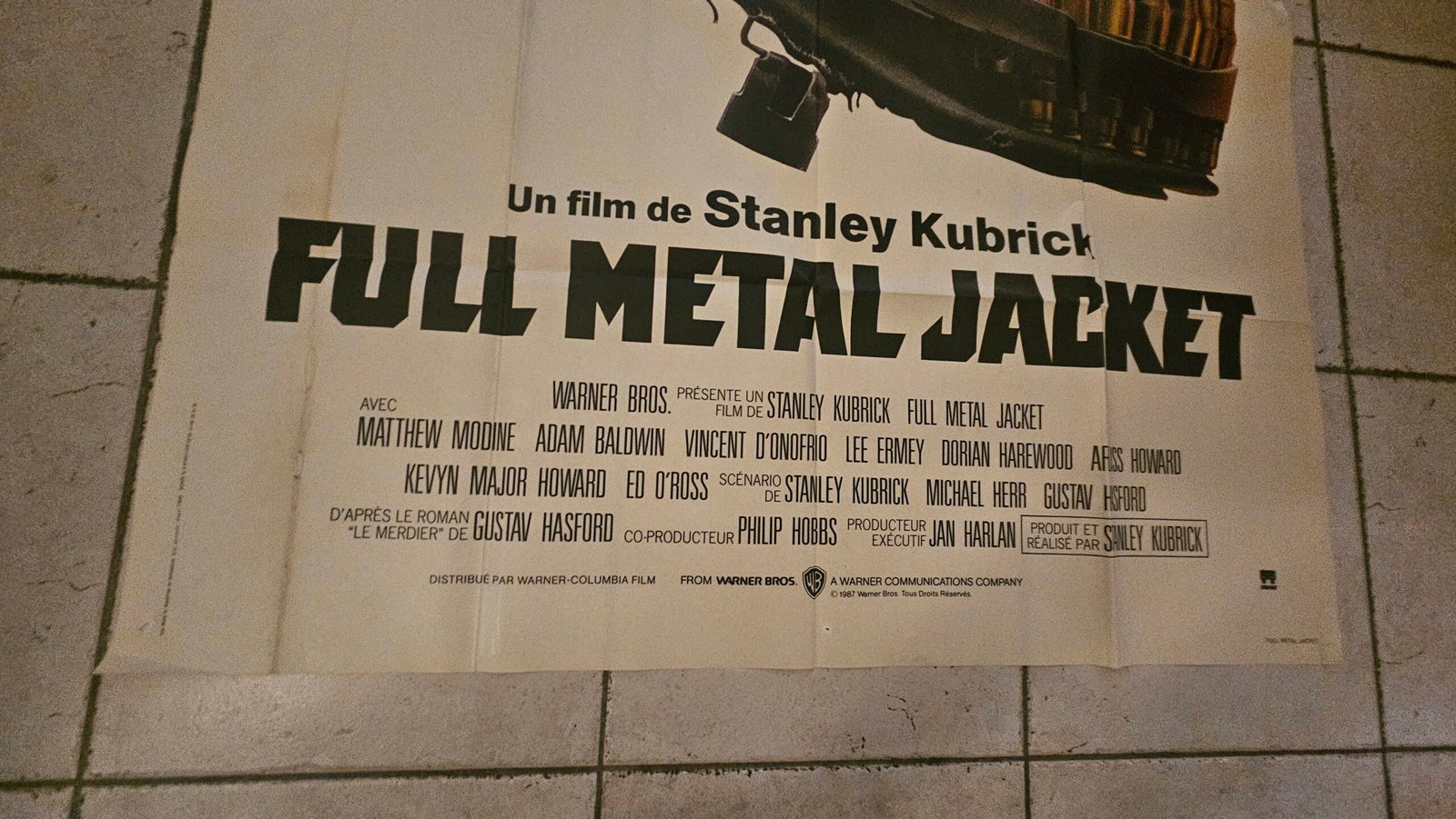 Affiche ORIGINALE 120x160cm Full Metal Jacket – Image 5