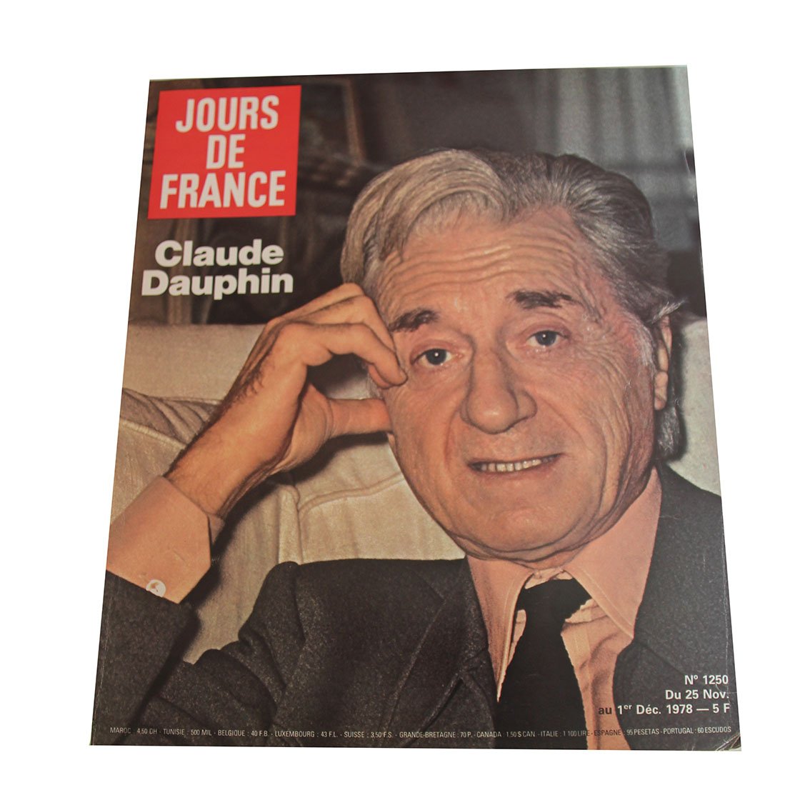 JOURS DE FRANCE - N°1250 du 25 novembre au 1er décembre 1978