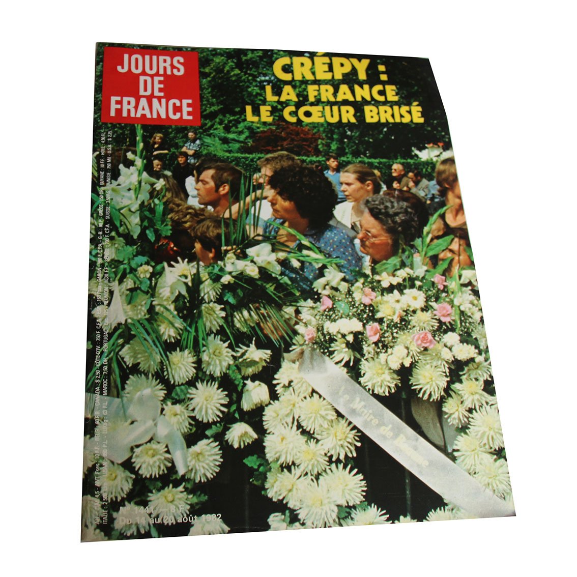 JOURS DE FRANCE - N°1441 du 14 au 20 aout 1982