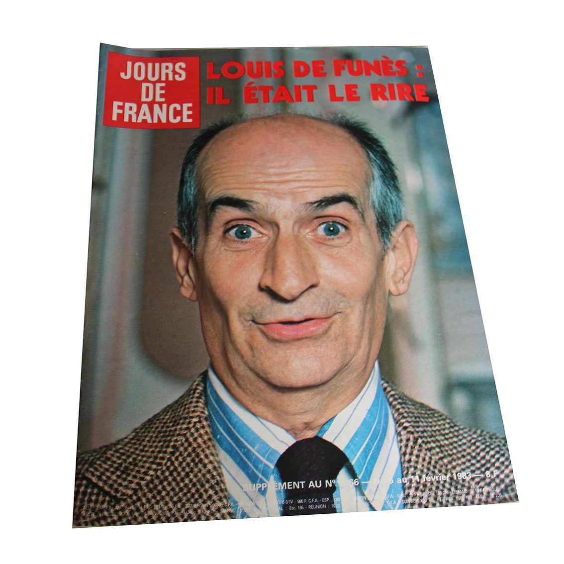 JOURS DE FRANCE supplément au N°1466 du 6 au 11 février 1983 Louis de funes