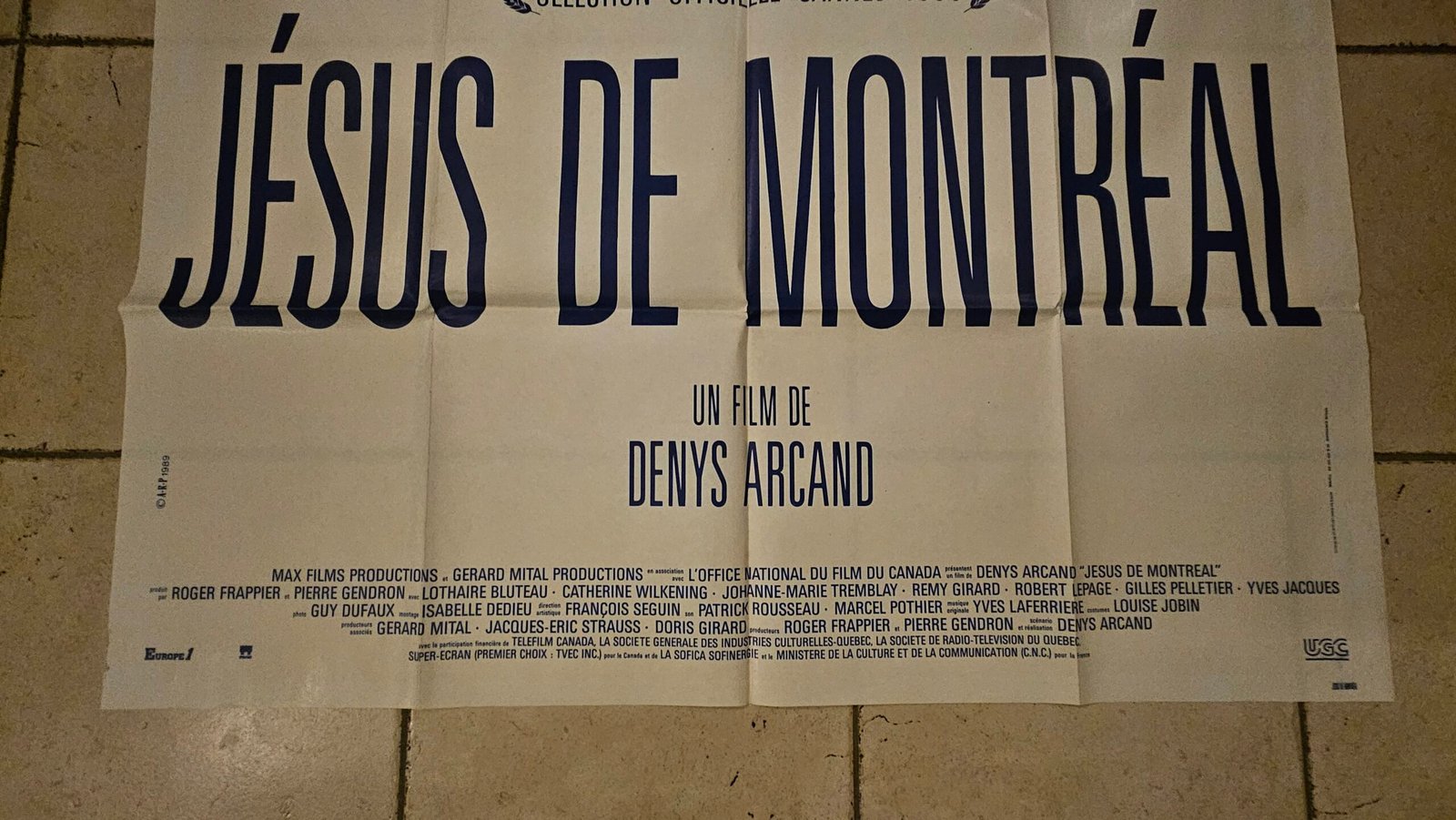 Affiche ORIGINALE 120x160cm Jésus de Montréal – Image 2