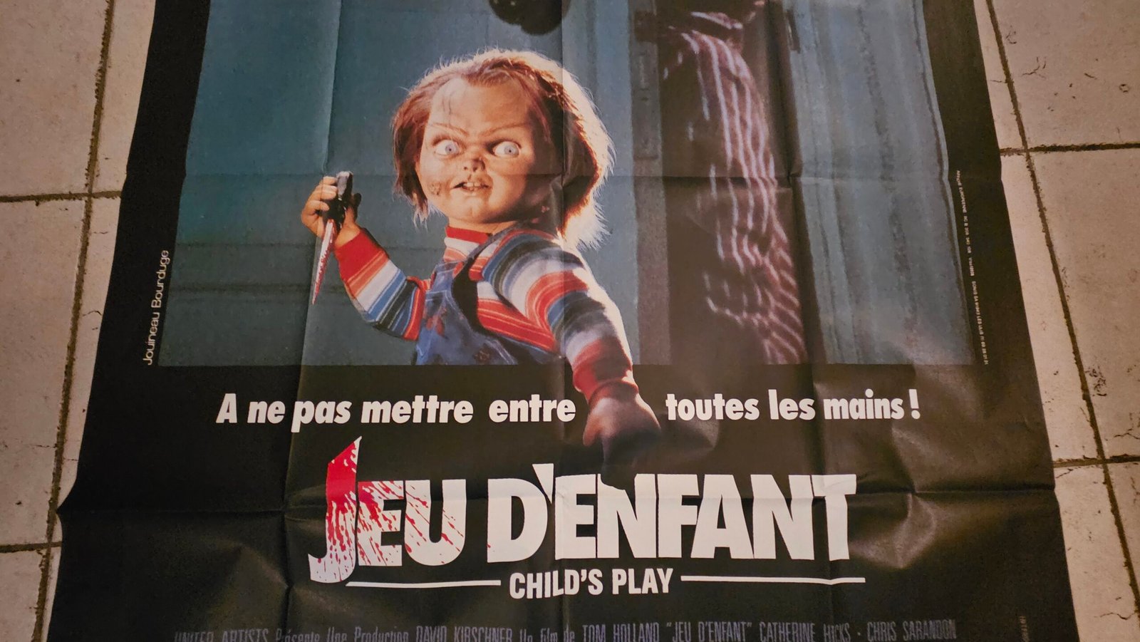 Affiche ORIGINALE 120x160cm Jeu d'enfant – Image 3