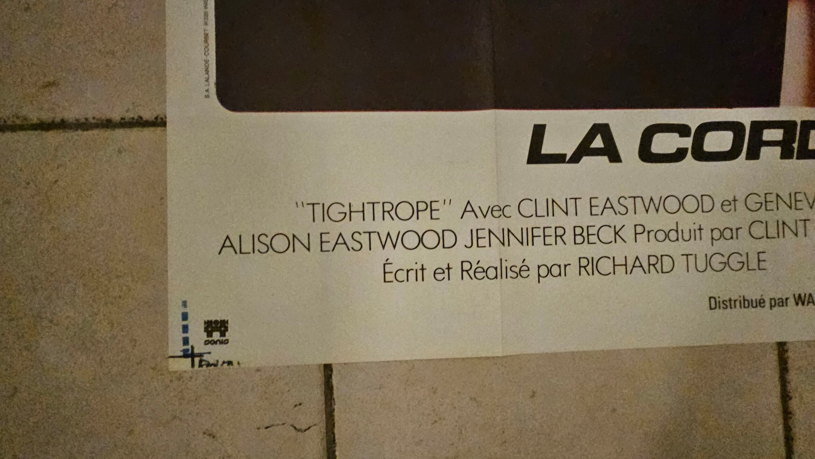 Affiche ORIGINALE 120x160cm La corde Raide – Image 2