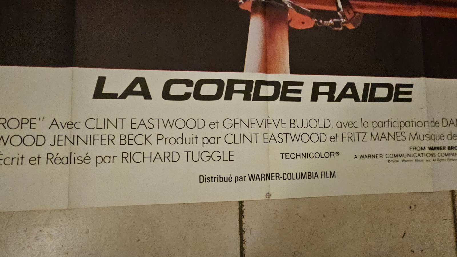 Affiche ORIGINALE 120x160cm La corde Raide – Image 3