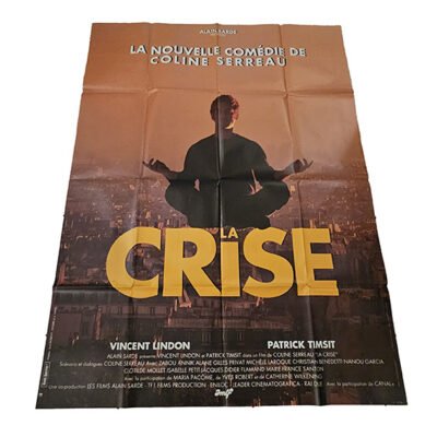 Affiche ORIGINALE 120x160cm La crise