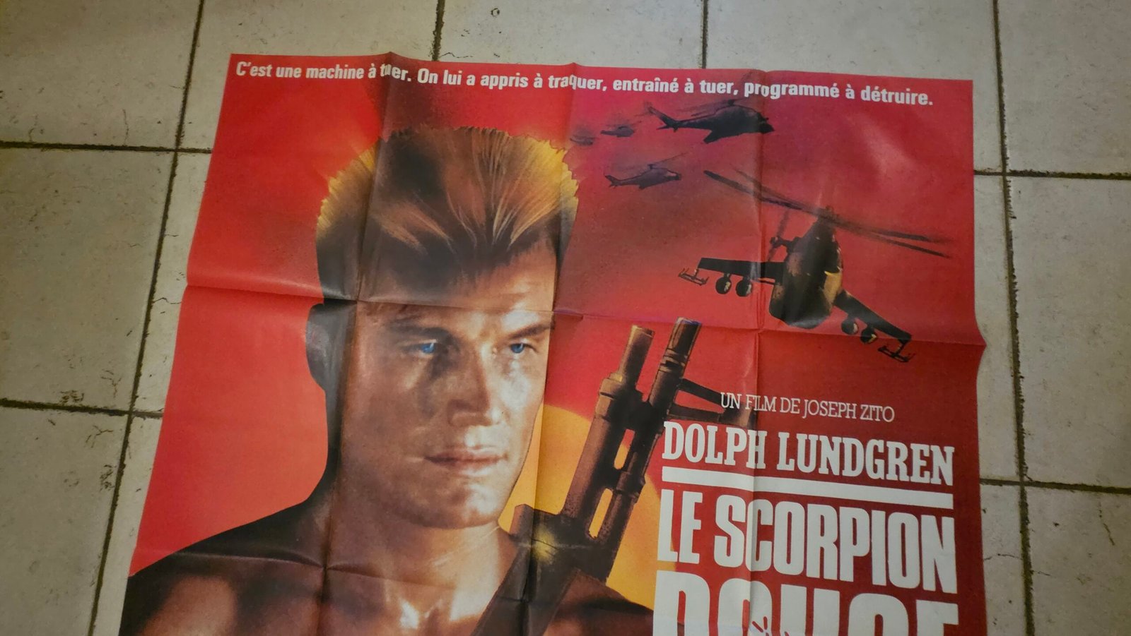 Affiche ORIGINALE 120x160cm Le Scorpion Rouge – Image 4