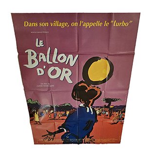 Affiche ORIGINALE 120x160cm Le ballon d'or